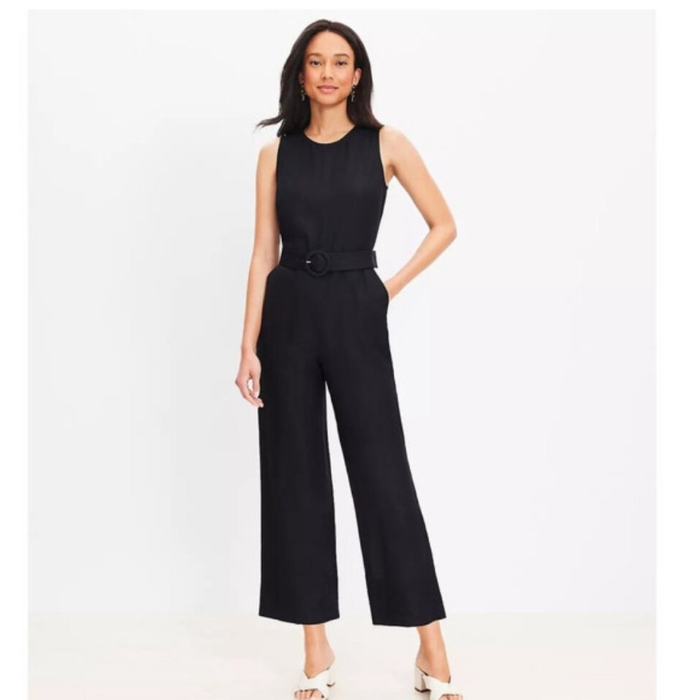 Elegant Black Sleeveless Jumpsuit